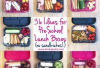 36 Preschool Power Lunches: No Sandwiches Required