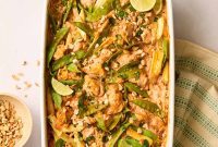 Effortless Thai Chicken and Rice Bake