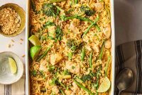 Spicy Peanut Chicken Noodles