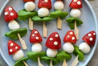 Caprese Strawberry Skewers