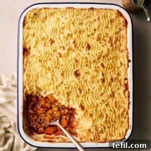 Comforting Shepherd's Pie with mince and topped with mash.